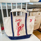 Maker / Scholar Salty Mini Hand Painted Tote