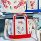 Maker / Scholar Salty Small Strappy Hand Painted Tote Bag