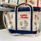 Maker / Scholar Small Mothershucker Hand Painted Tote