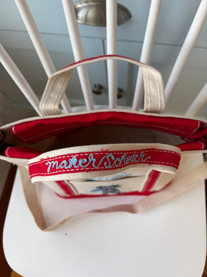 Maker / Scholar Small Strappy Oak Bluffs Hand Painted Tote