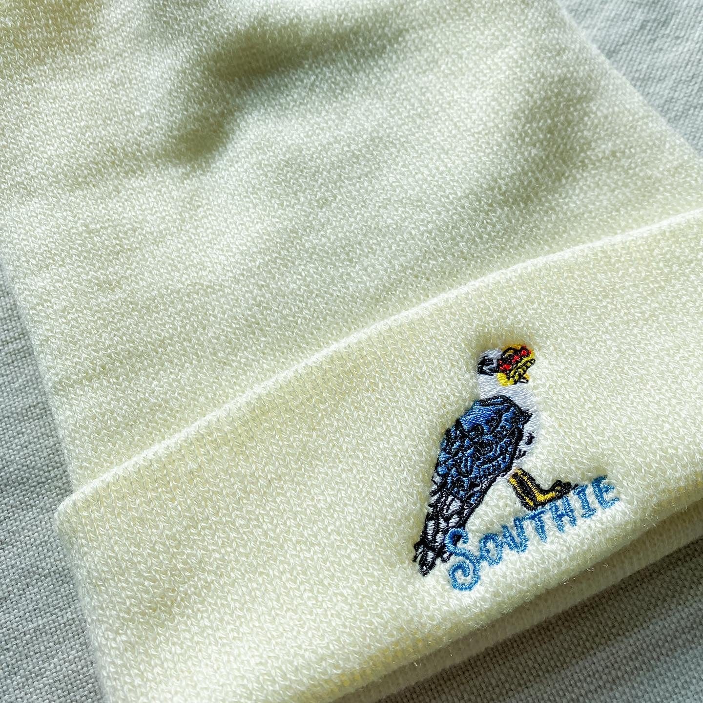 Maker / Scholar Southie Seagull Embroidered Beanie