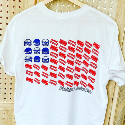 Maker / Scholar Team Hot Dog Graphic Tee | Short Sleeve Summer Tee Shirt