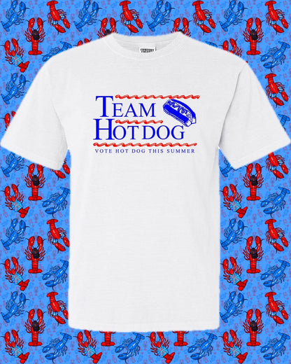 Maker / Scholar Team Hot Dog Graphic Tee | Short Sleeve Summer Tee Shirt