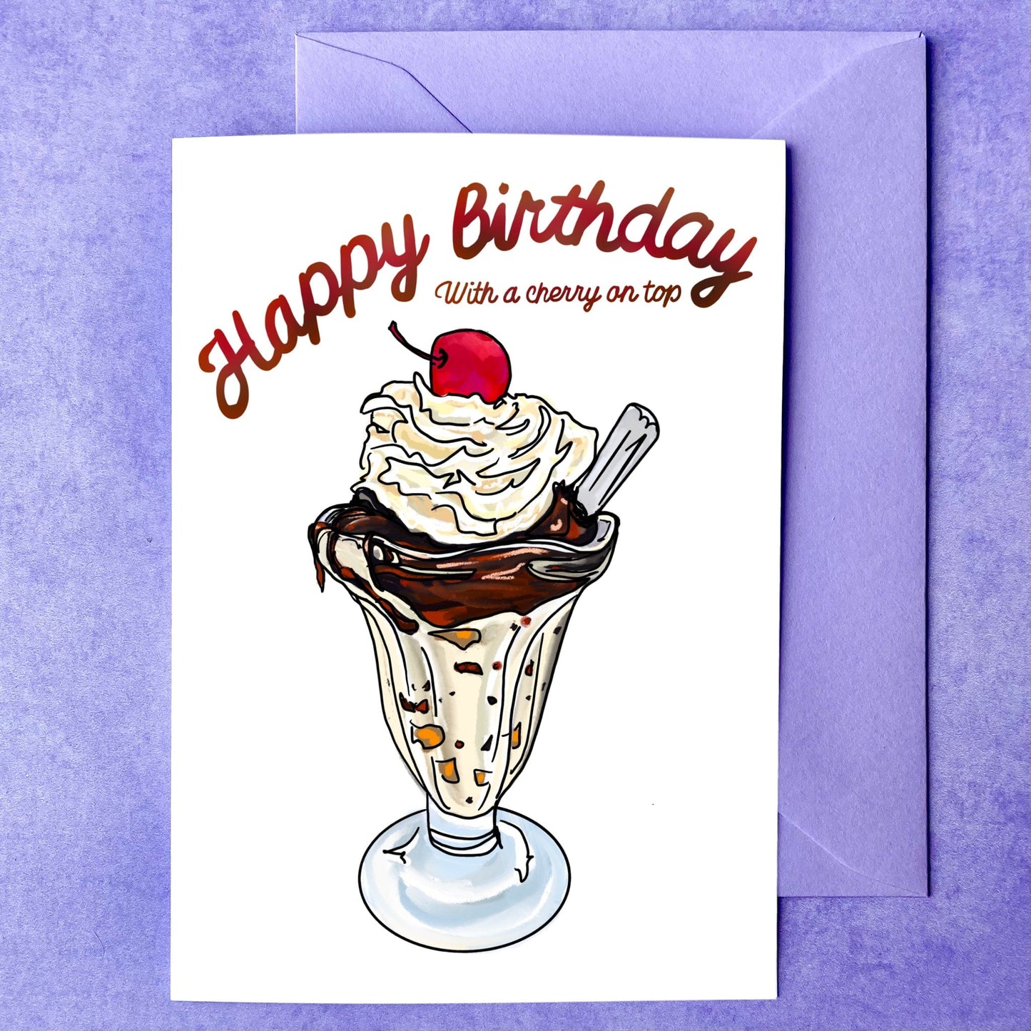Maker Scholar With a cherry on top | Birthday Card