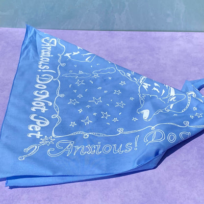 Maker / Scholar Anxious!  Do not pet. | Original Art Bandana