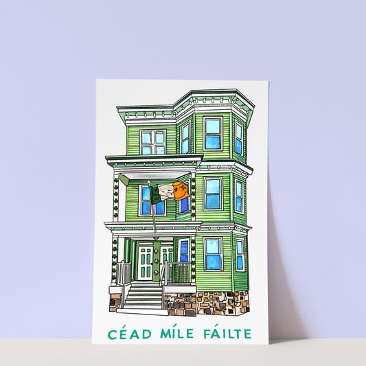 Maker / Scholar Céad Míle Fáilte Art Print (8x10)