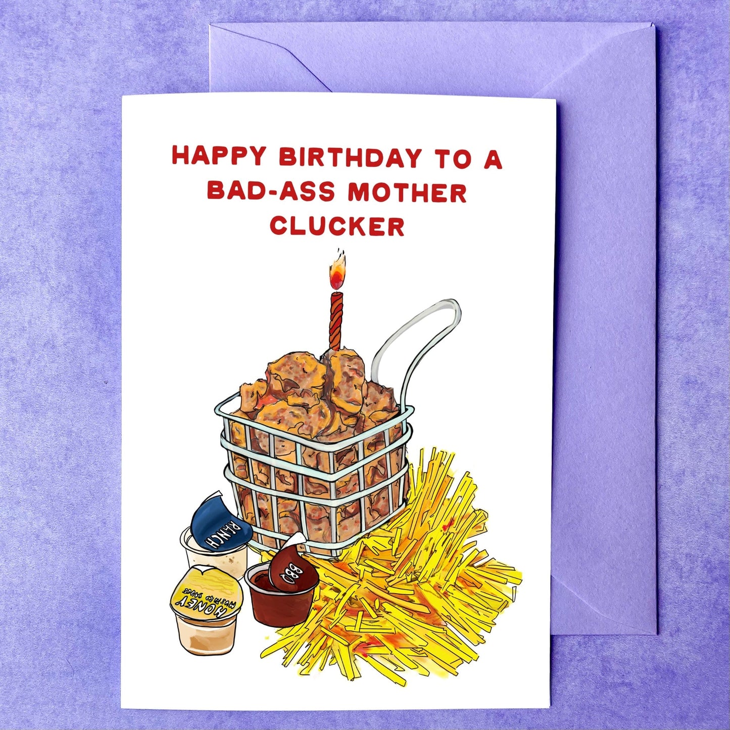 Maker Scholar Happy Birthday Mother Clucker | Birthday Card