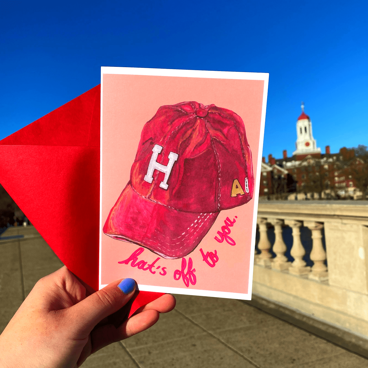 Maker Scholar Hat's Off (Golden Girl) | Harvard Cards