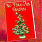 No fake-ass birches illustrated funny Christmas card