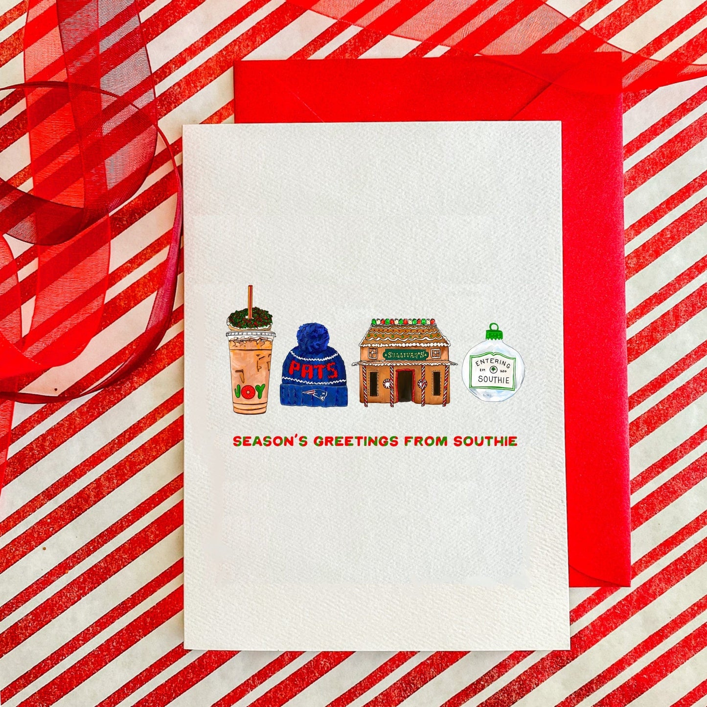 Maker Scholar Seasons greetings from Southie | Holiday Card