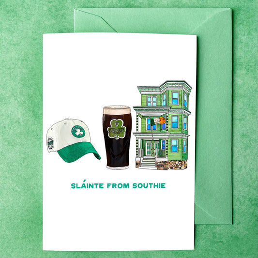 Maker Scholar Slainte from Southie | Just because card