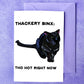 Maker Scholar Thackery Binx Can Get It | Halloween Card