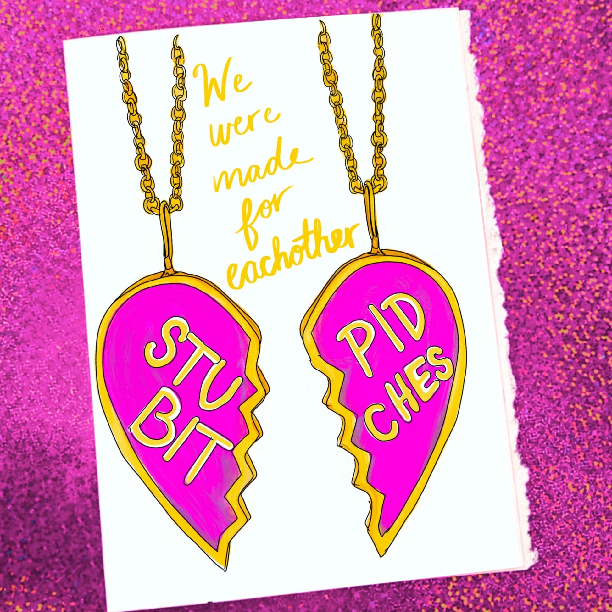 Maker Scholar We were made for eachother | Valentines Day Card